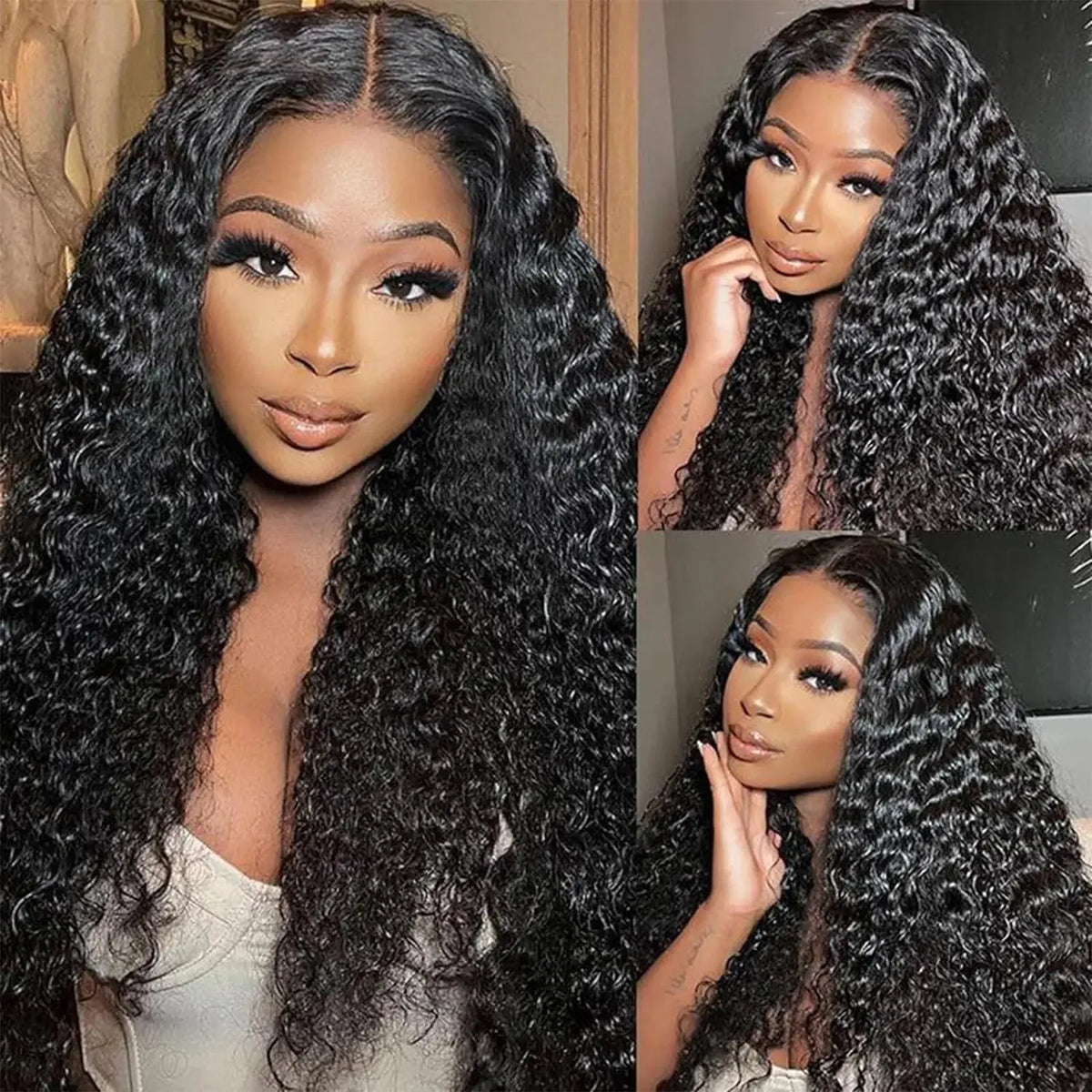 Deep Wave Ready to Wear | Wear and Go | Glueless Wig | Pre-Plucked | 13x4 Lace Frontal | Brazilian Remy Hair