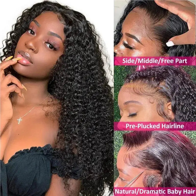 Deep Wave Ready to Wear | Wear and Go | Glueless Wig | Pre-Plucked | 13x4 Lace Frontal | Brazilian Remy Hair