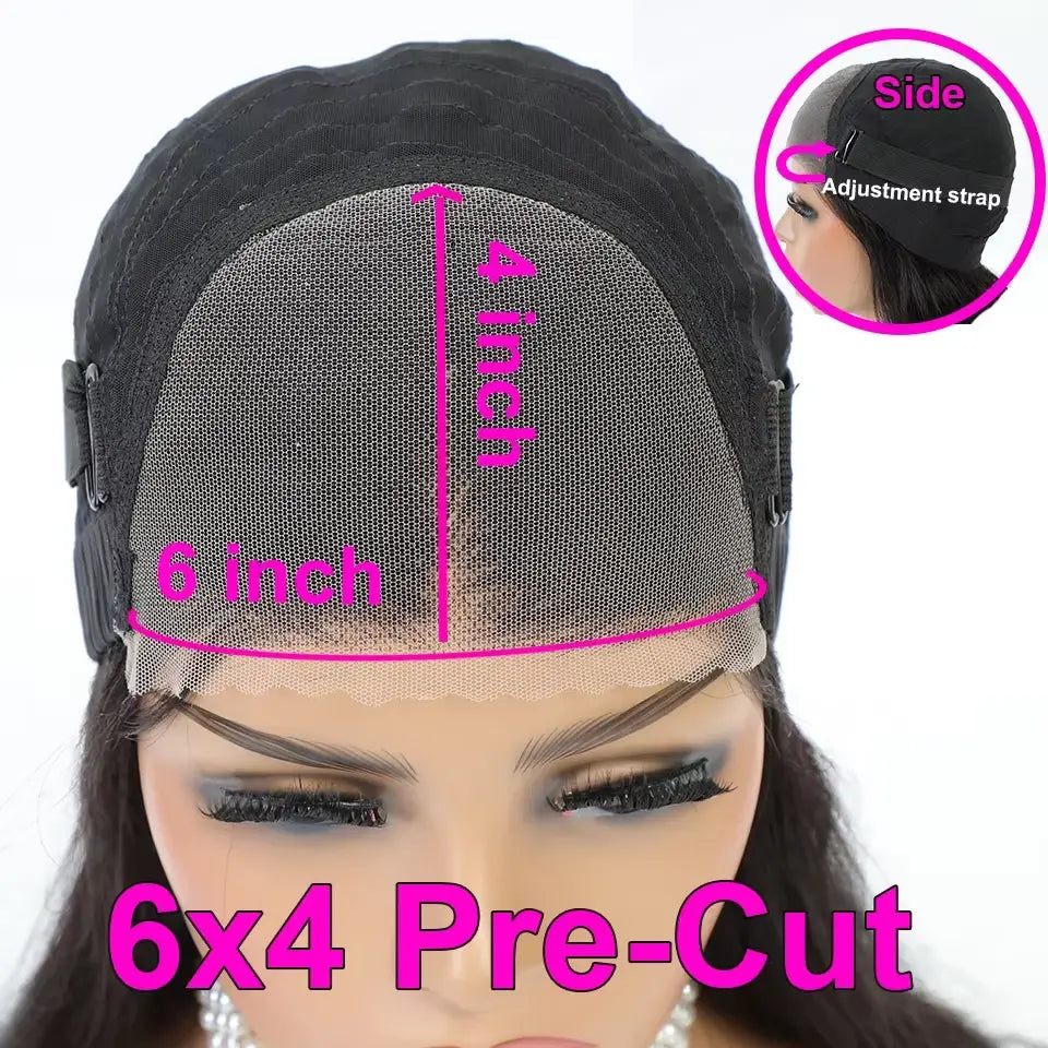 Deep Wave Ready to Wear | Wear and Go | Glueless Wig | Pre-Plucked | 13x4 Lace Frontal | Brazilian Remy Hair