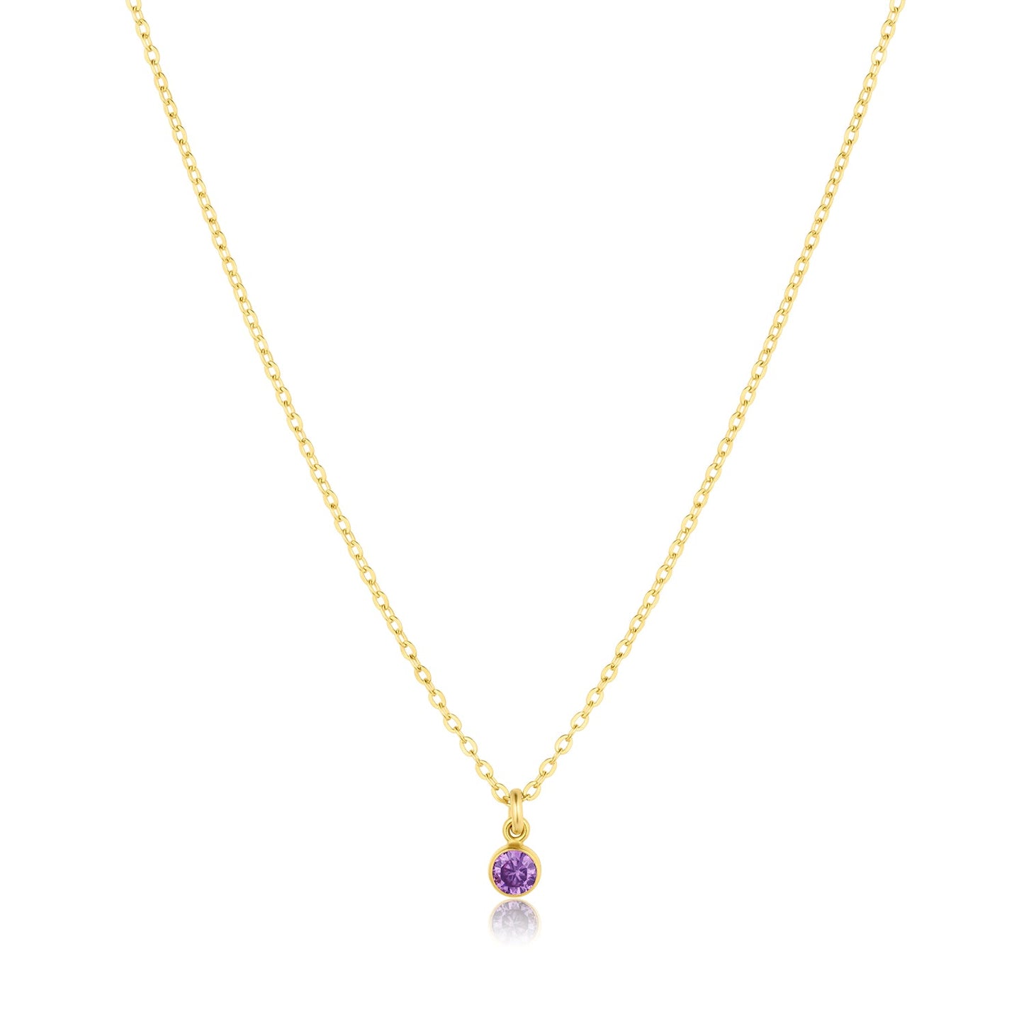 Birthstone Charm Necklace