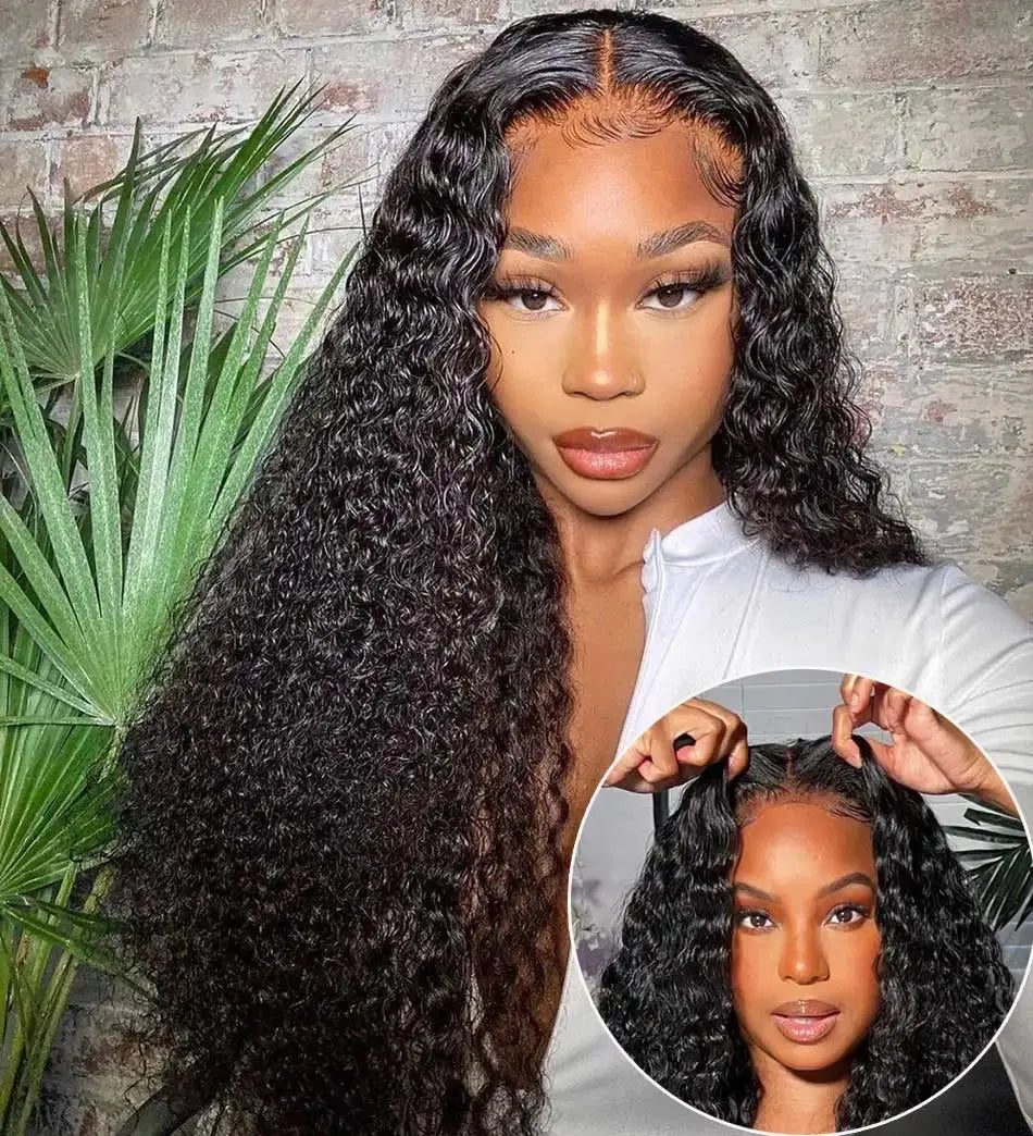 Glueless Jerry Curly Wig | Human Hair | Peruvian | Remy Grade | Ready To Wear | Wear And Go