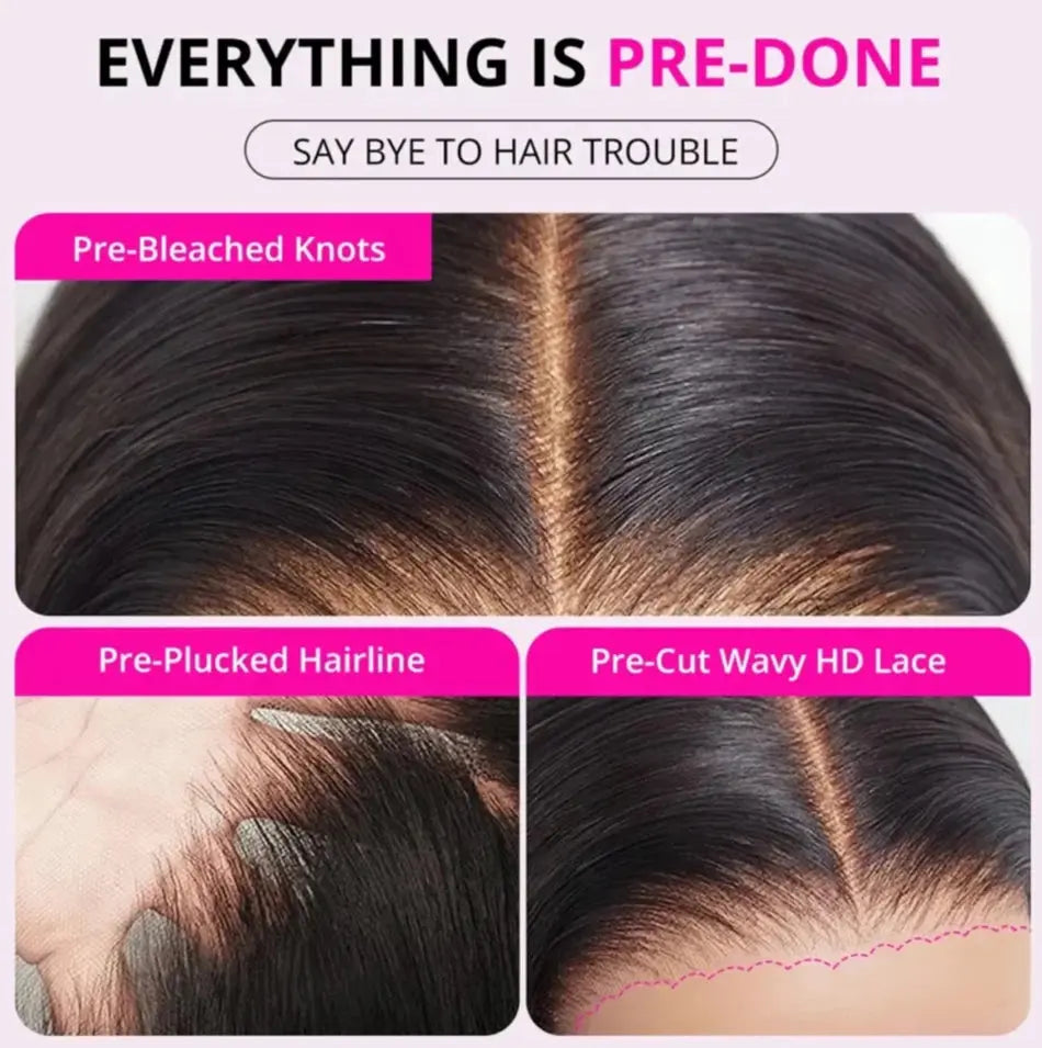 Glueless Jerry Curly Wig | Human Hair | Peruvian | Remy Grade | Ready To Wear | Wear And Go