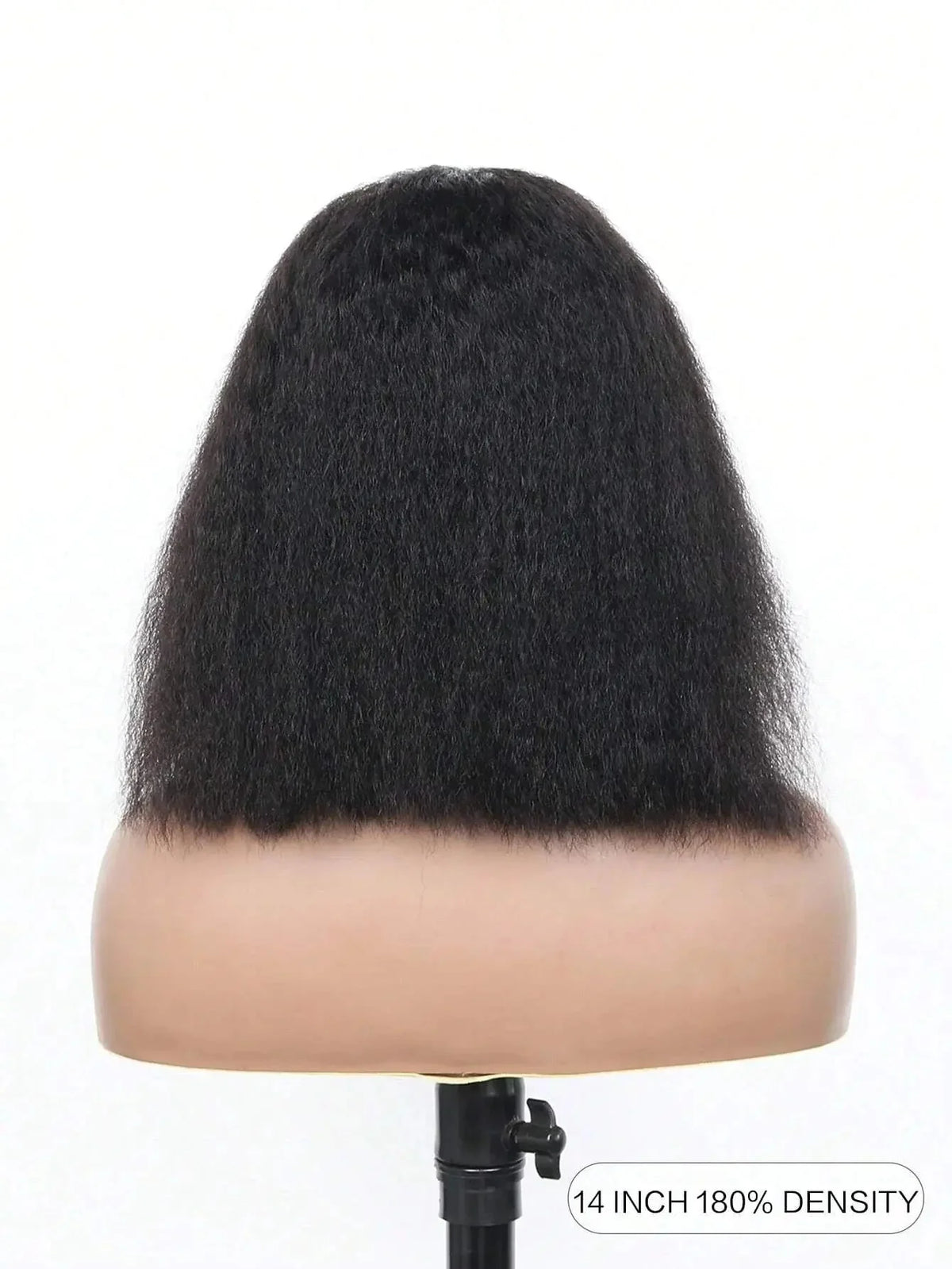 Glueless | Kinky | Straight | Frontal | 100% Human Hair | Wear And Go | Bob | 12A Peruvian Hair | Short | Yaki Straight Wigs