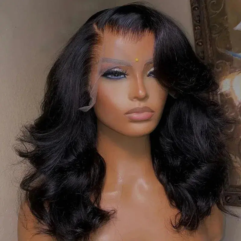 Glueless | Ready to Wear | Wear and Go | Body Wave Bob Wig | Frontal | Glueless | Brazilian Remy Hair