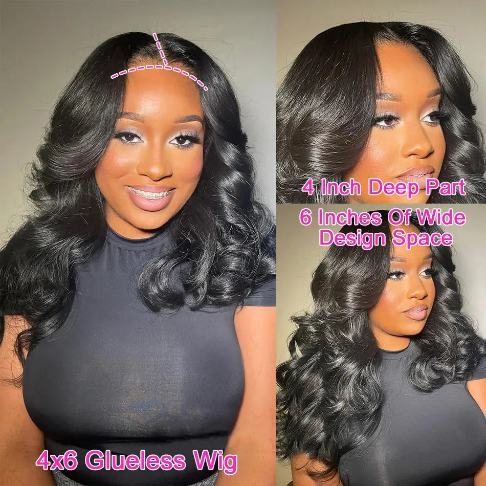 Glueless | Ready to Wear | Wear and Go | Body Wave Bob Wig | Frontal | Glueless | Brazilian Remy Hair