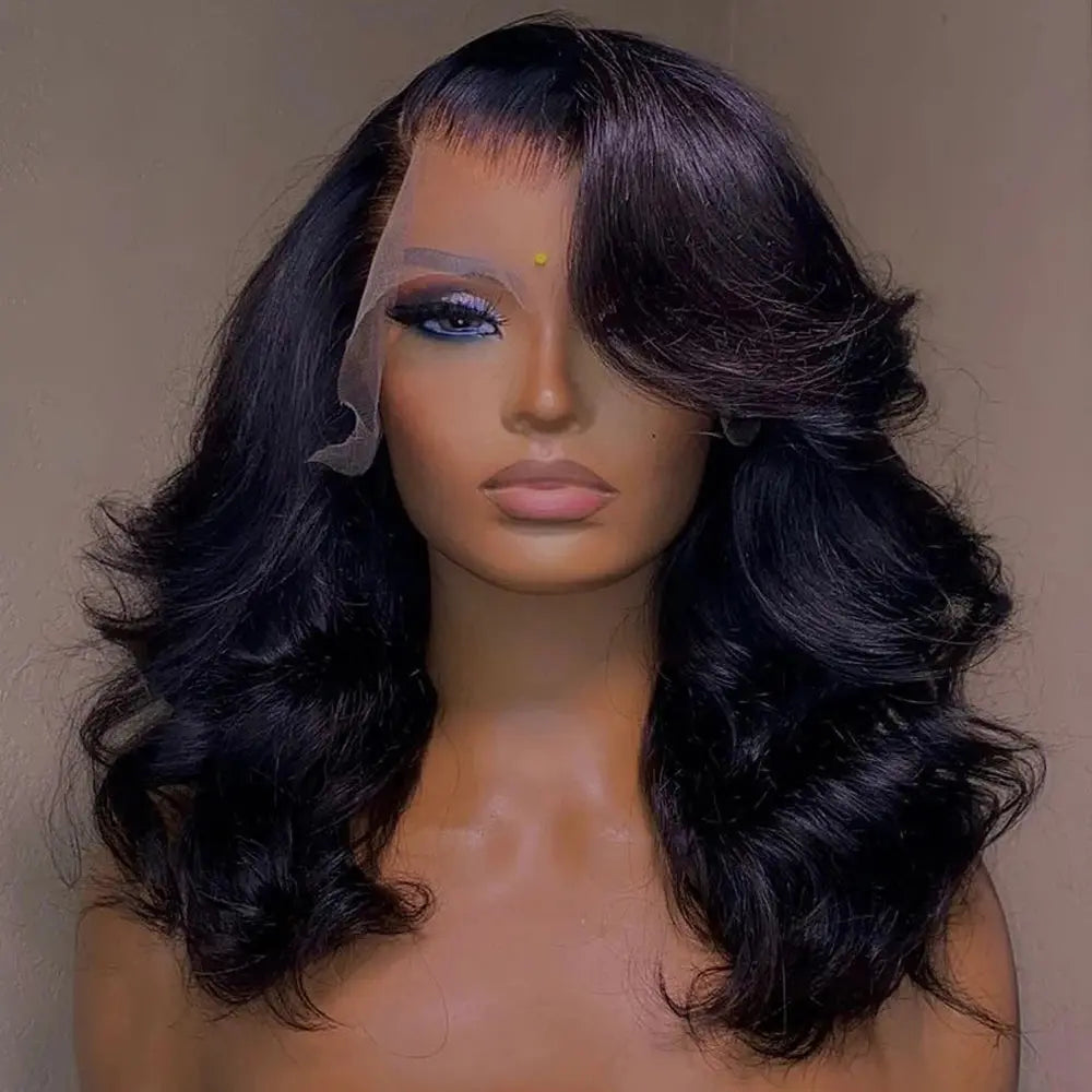 Glueless | Ready to Wear | Wear and Go | Body Wave Bob Wig | Frontal | Glueless | Brazilian Remy Hair
