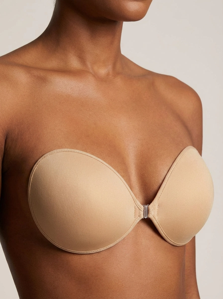 Miss Circle Nude Invisible Push-up Adhesive Bra
