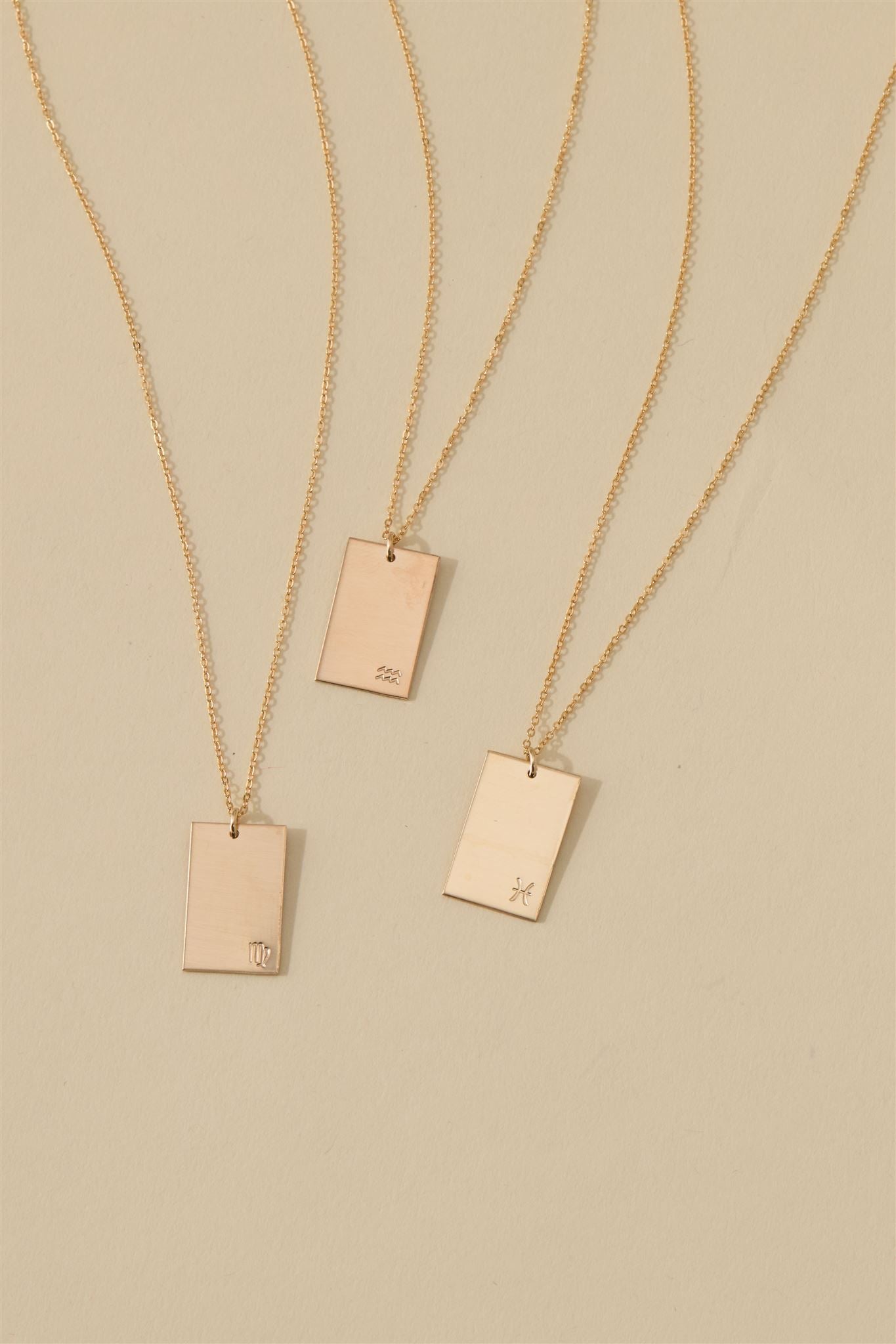 Goldie Horoscope Necklace