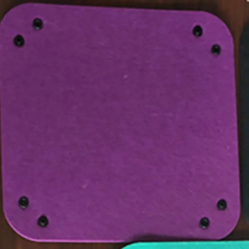 25*25cm Fabric Felt Folding Square Dice Tray Portable Quadrilateral Dice Box  Board Games Dice Storage