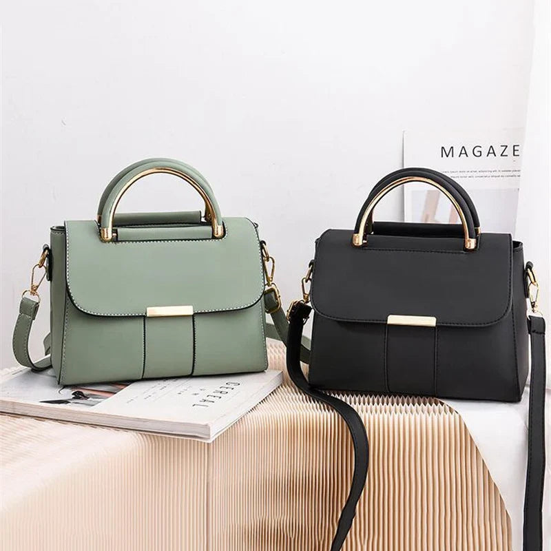 New Fashion Women's Crossbody Shoulder Bag | PU Leather Female Flap Messenger Bag (Small Handbag & New Purse Clutch)