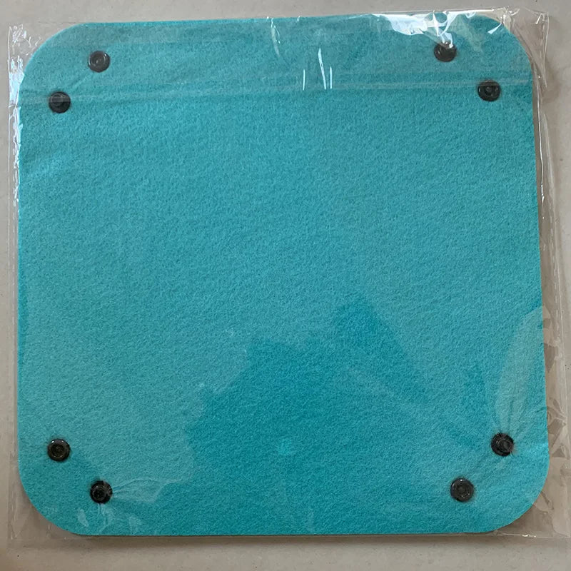 25*25cm Fabric Felt Folding Square Dice Tray Portable Quadrilateral Dice Box  Board Games Dice Storage