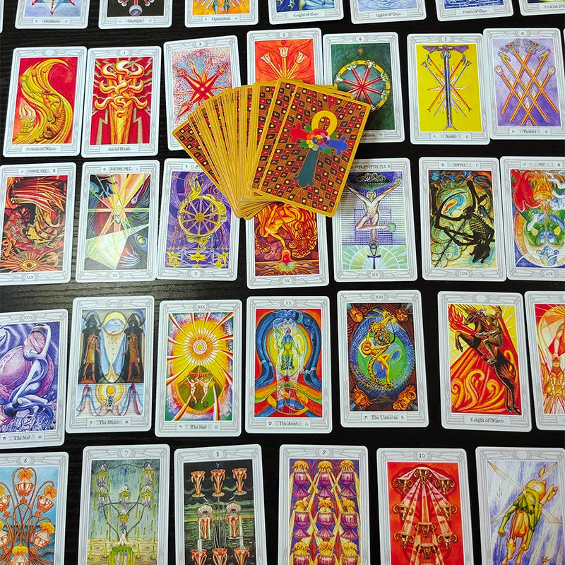 New Edition 80 Cards Crowley THOTH Tarot Cards Cute Version Includes Three Renditions Of The Magician Cards