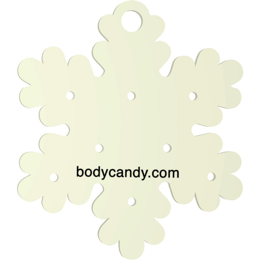Glow in the Dark Christmas Ornament Travel Flat Back Earring Palette