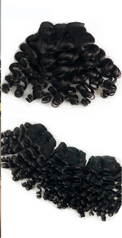 Bouncy Curly Brazilian Remy Hair Weave | 1/3/4 Bundles | Double Weft | Natural Hair Extensions