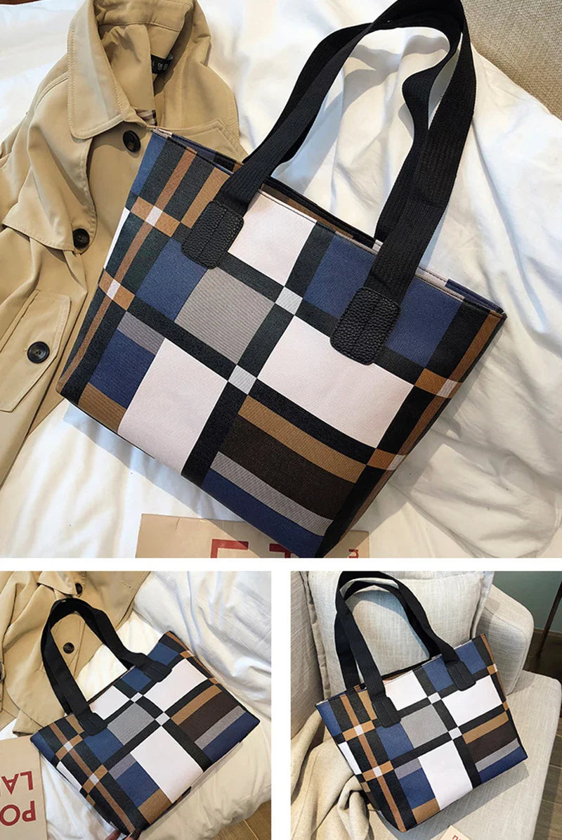 Ladies Large Capacity PU Leather Shoulder Bag | Fashion Luxury Women's Brief Casual Shopping Tote (Bolsa)