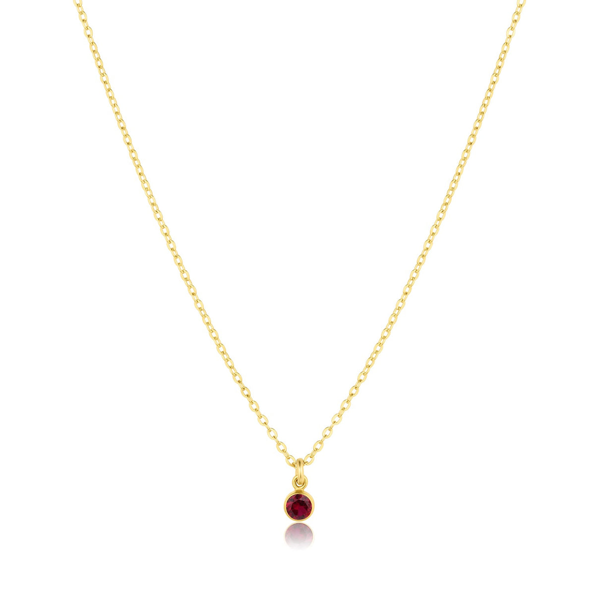 Birthstone Charm Necklace