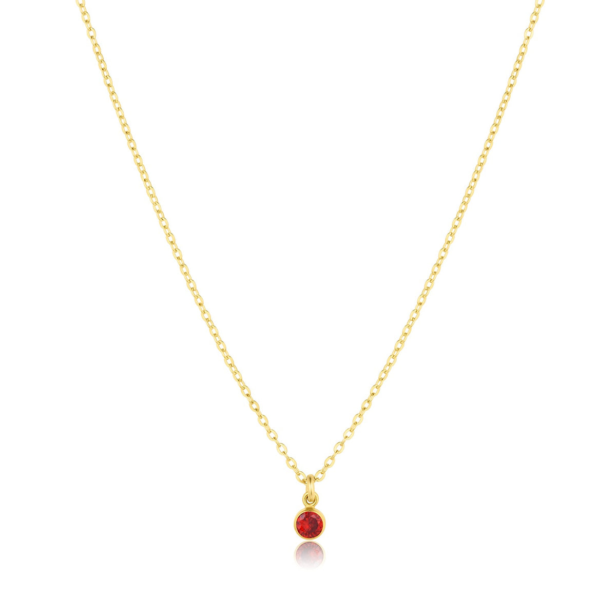 Birthstone Charm Necklace