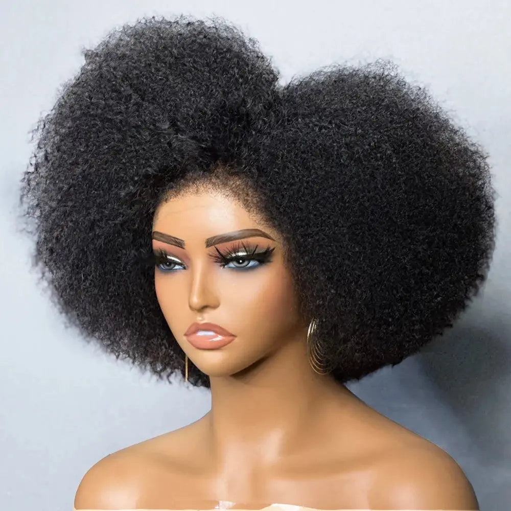 Kinky Curly Afro Short Bob Human Hair