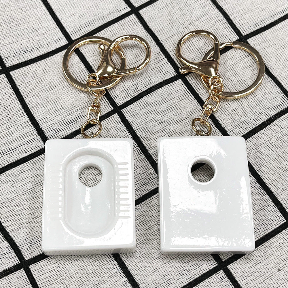 Funny Toilet Keychain