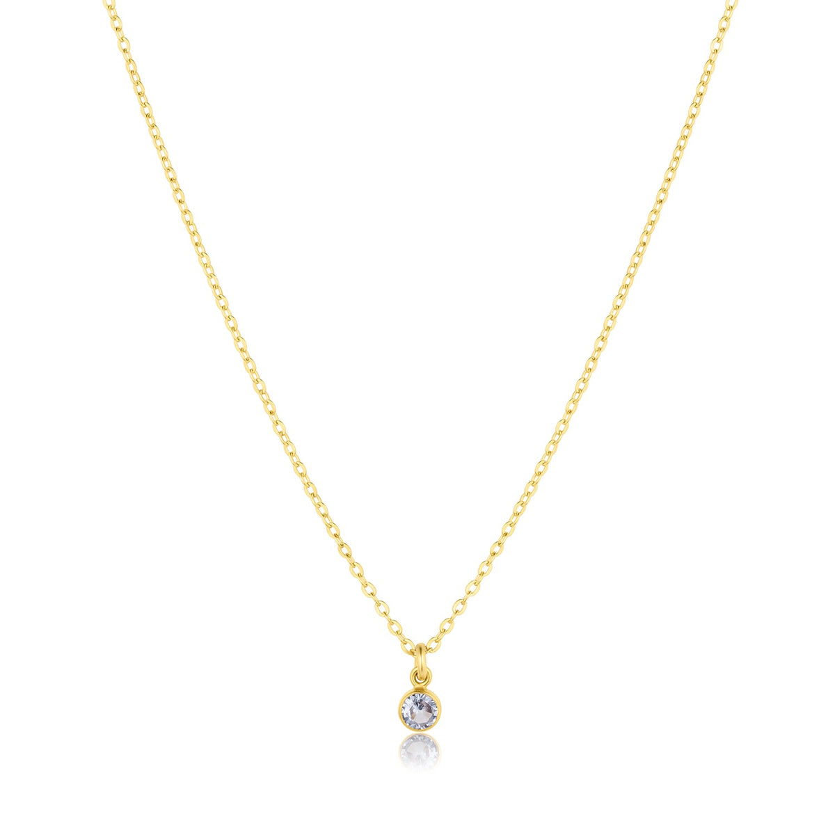 Birthstone Charm Necklace