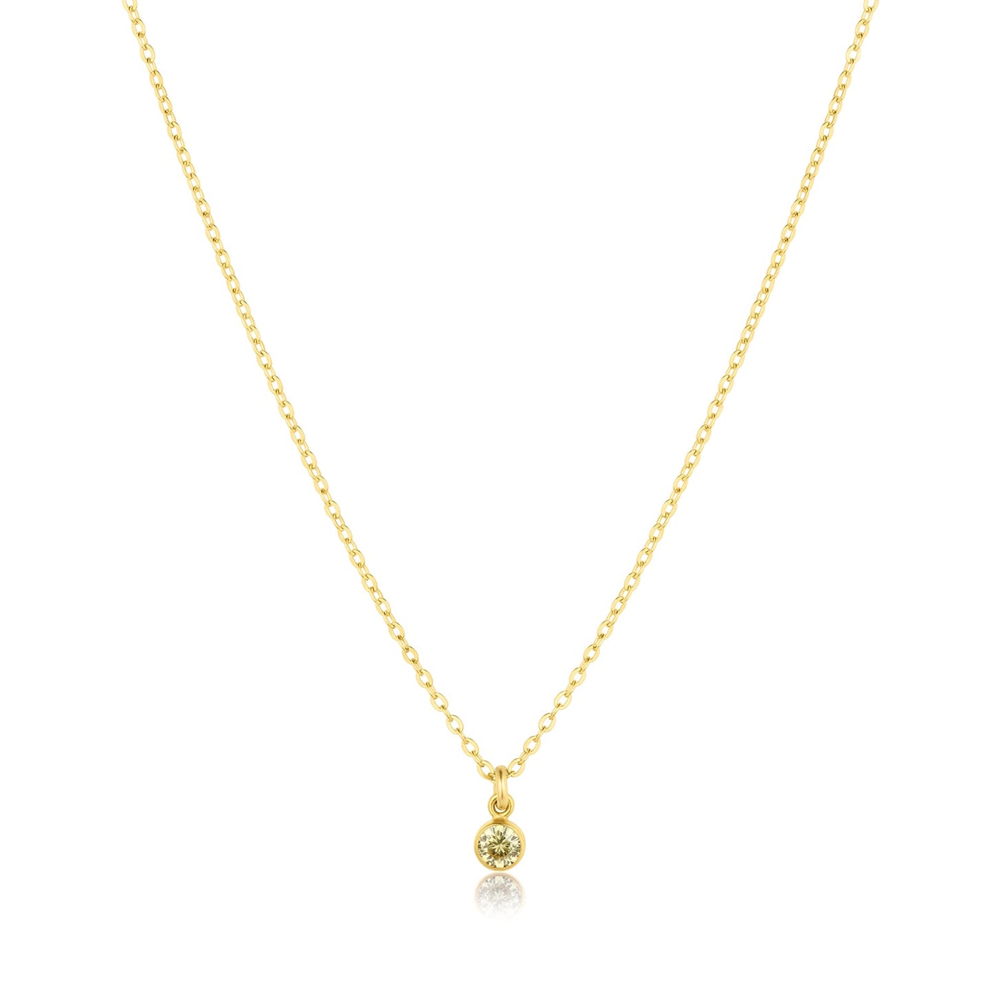 Birthstone Charm Necklace
