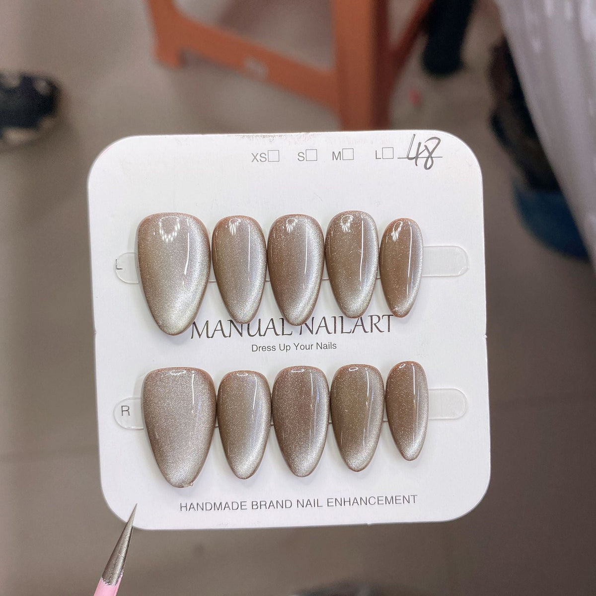 1027- Handmade press on nails fake nails removable