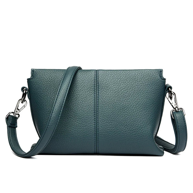 Western Style Soft Leather Women's Crossbody Bag | Fashion Small Square Shoulder Bag (Commuting & Casual Handbag)