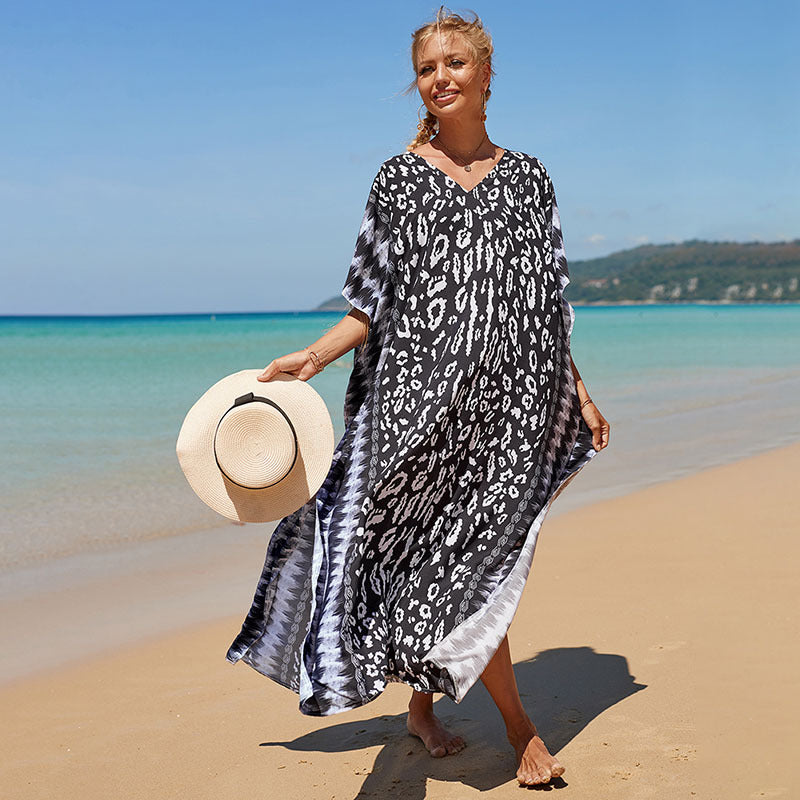 Bohemian Beach Robe ¨C Sexy Loose-Fit Bikini Cover-Up, Vacation Sun Protection Kimono