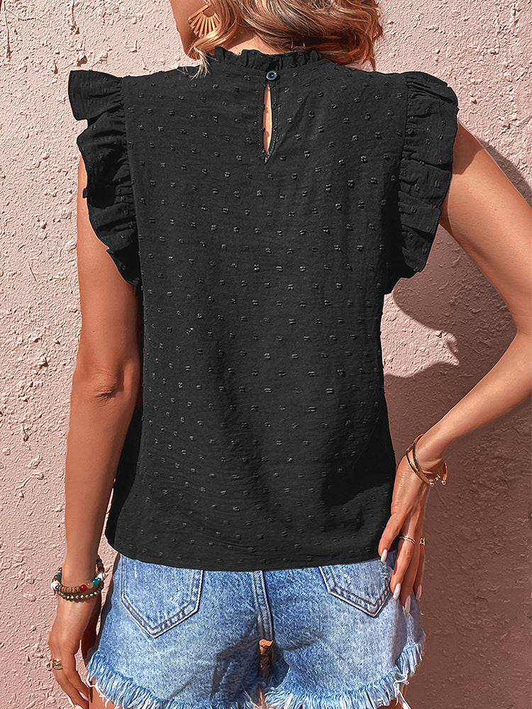 Women Summer Solid Color Shirt Women Summer