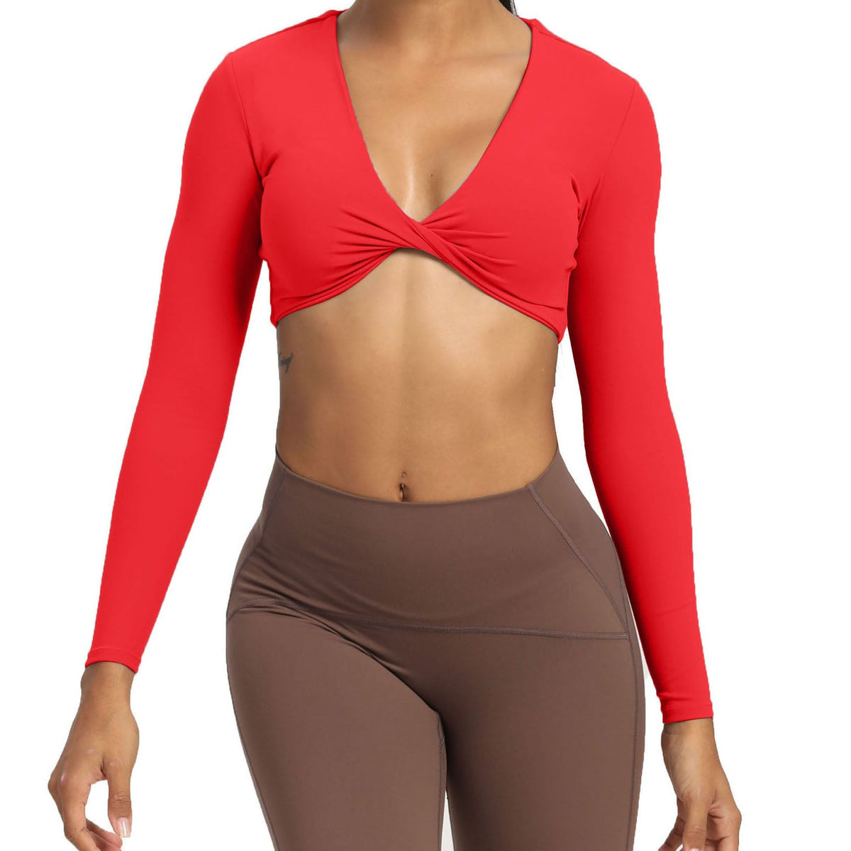Nude Feel Yoga Long Sleeved Women Workout Clothes Sports Yoga Long Sleeve T Shirt Sports Fitness Top Women