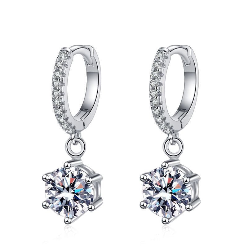 Sunflower Full Diamond Stud Earrings