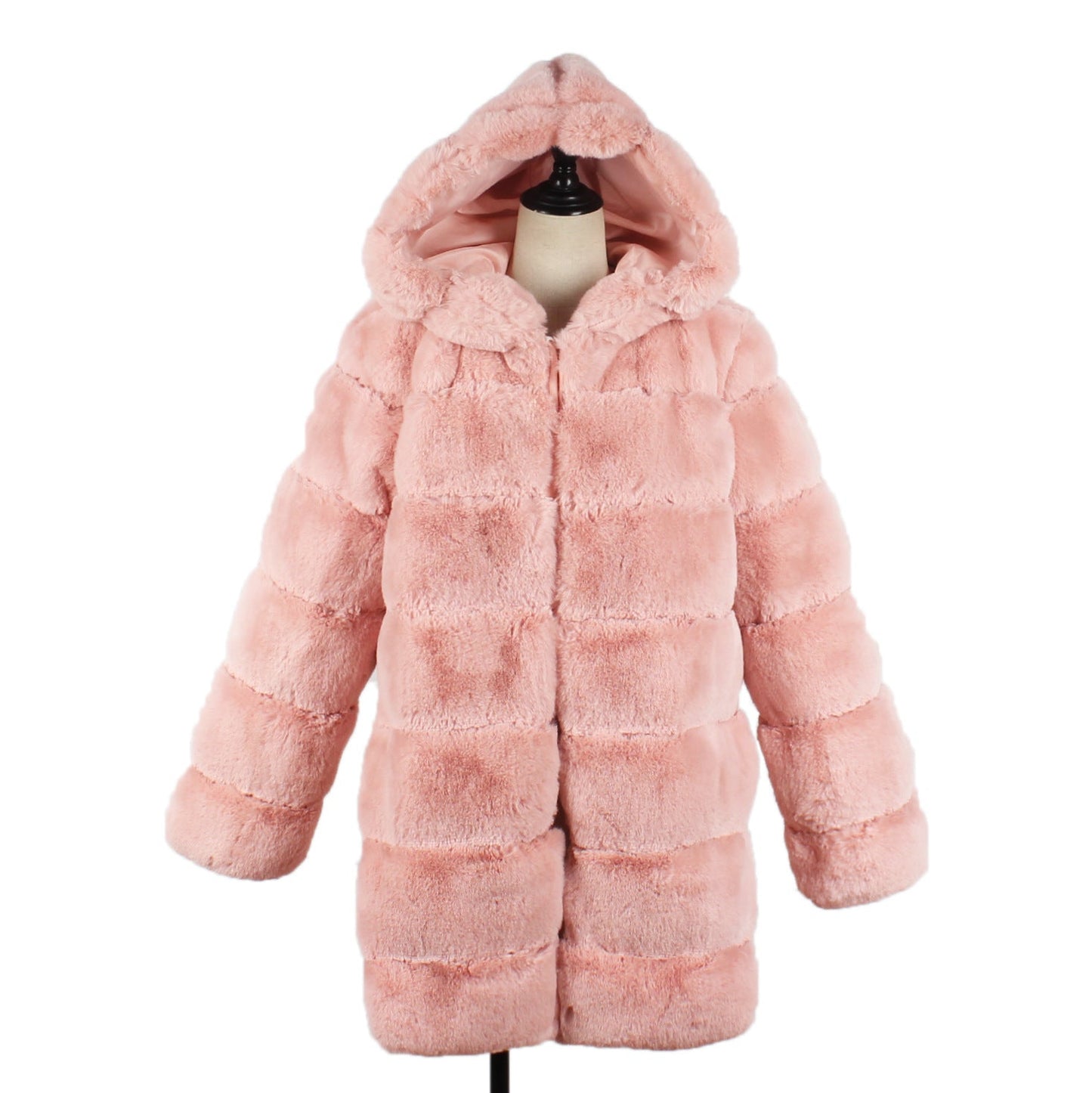 Long Faux Fur Women Coat Women Autumn Winter Long Overcoat Women