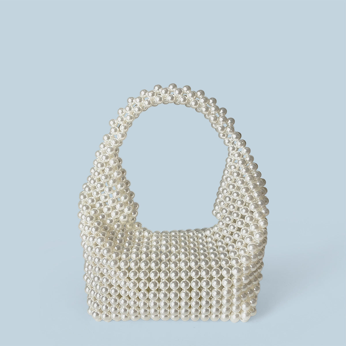 Handmade Beaded Bag Pillow Boston Cocktail Imitation Pearl Bag Chain Free Handbag