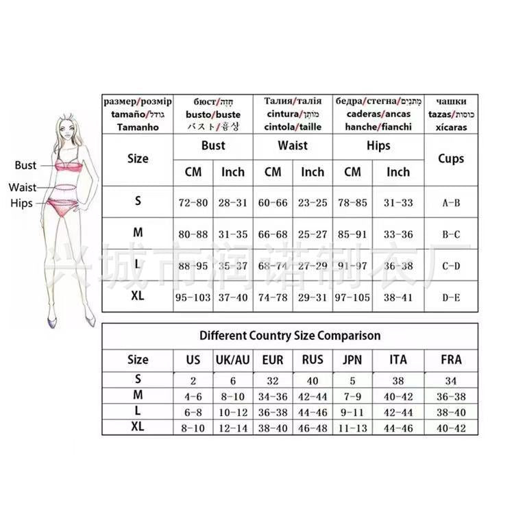 Swimwear with chest pad women's split swimsuit chain high waist sexy bikini split high waist slimming