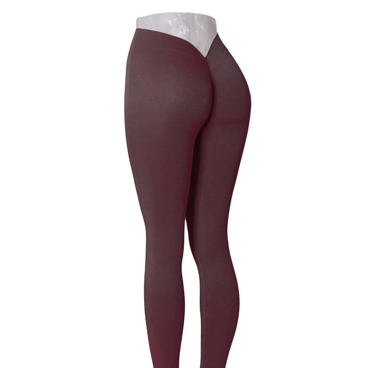 No Embarrassment Line Peach Hip Fitness Yoga Pants V Waist Hip Skinny Workout Pants
