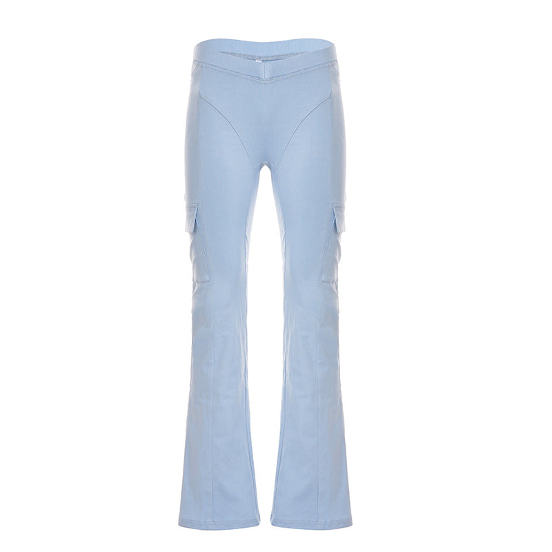 Casual Sports Two Piece Sets Women Knitted V neck Long Sleeve Tight Split Zipper Sweatshirt Sweatpants