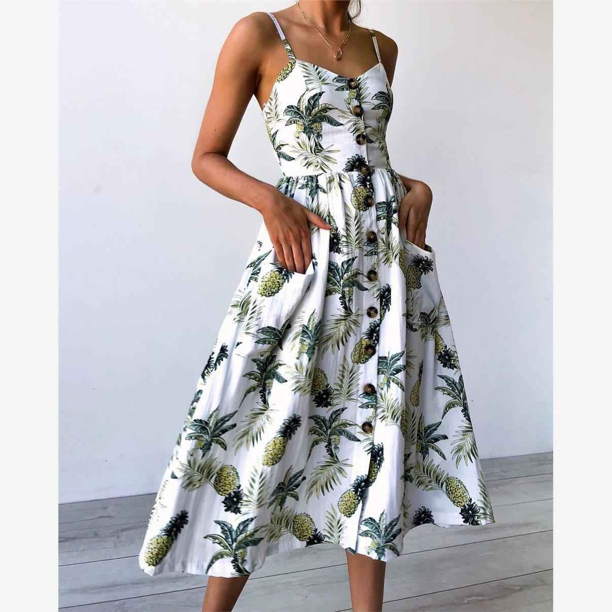 Plus Size Sexy Suspender Beach Dress & Summer Robe