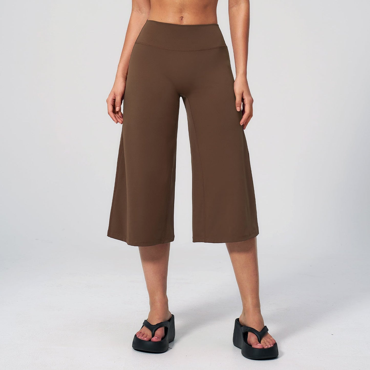 Summer Brushed Yoga Wear Sports Pirate Shorts For Women Abdominal Shaping High Waist Quick Drying Loose Fitness Sports Pirate Shorts