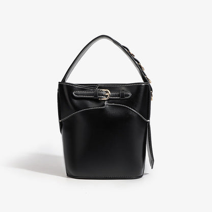 Chic Small Hand Bucket Bag – Stylish Fashion Commuter Shoulder Crossbody Bag & Compact Tote Purse hobo
