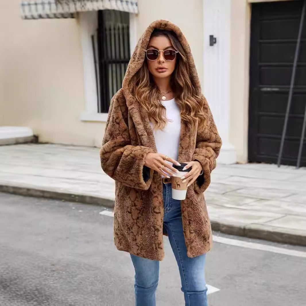 Women Faux Fur Winter Coat