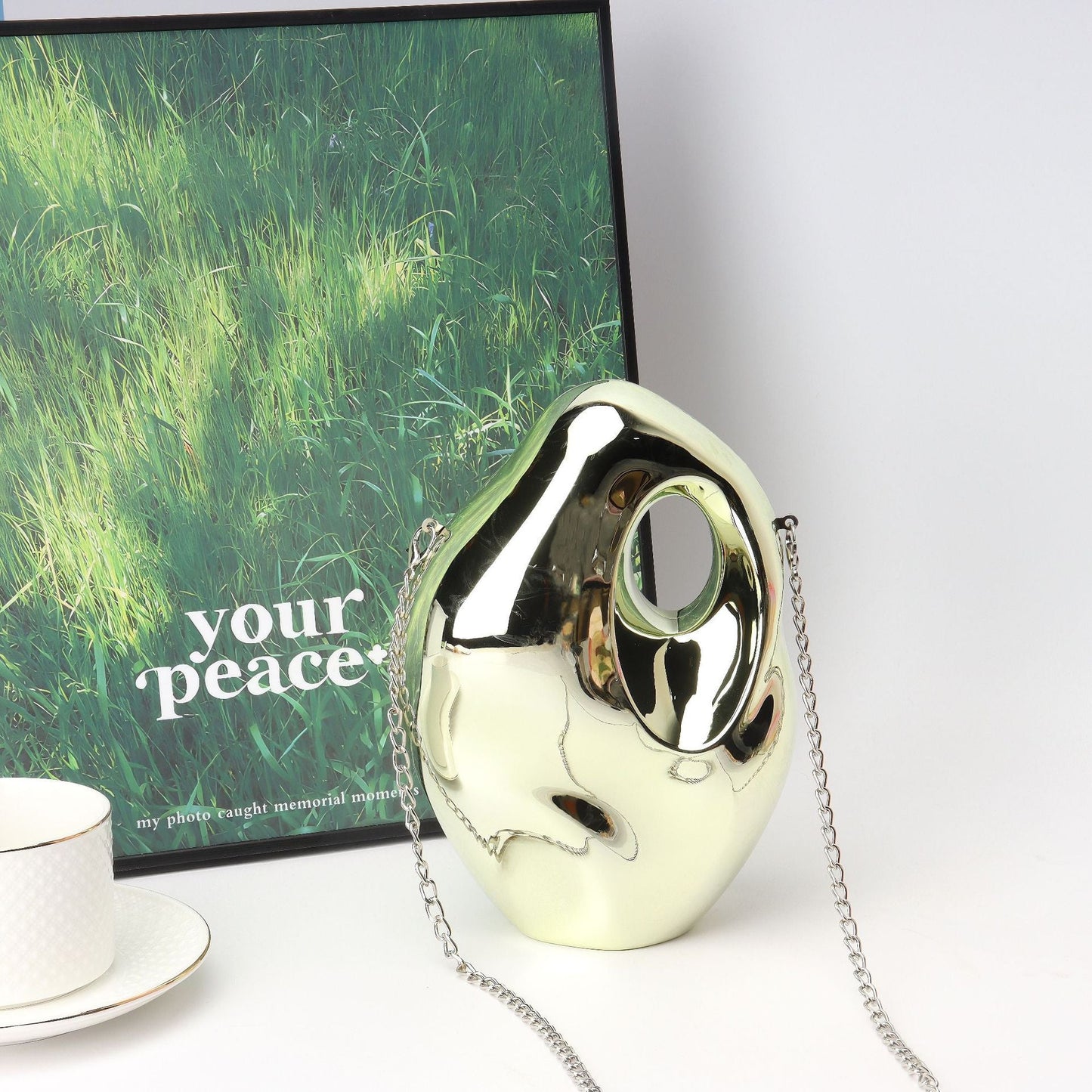 Ladies Acrylic Bag – Elegant Crossbody Box Bag, Simple Prom Clutch, Banquet Summer Party Purse