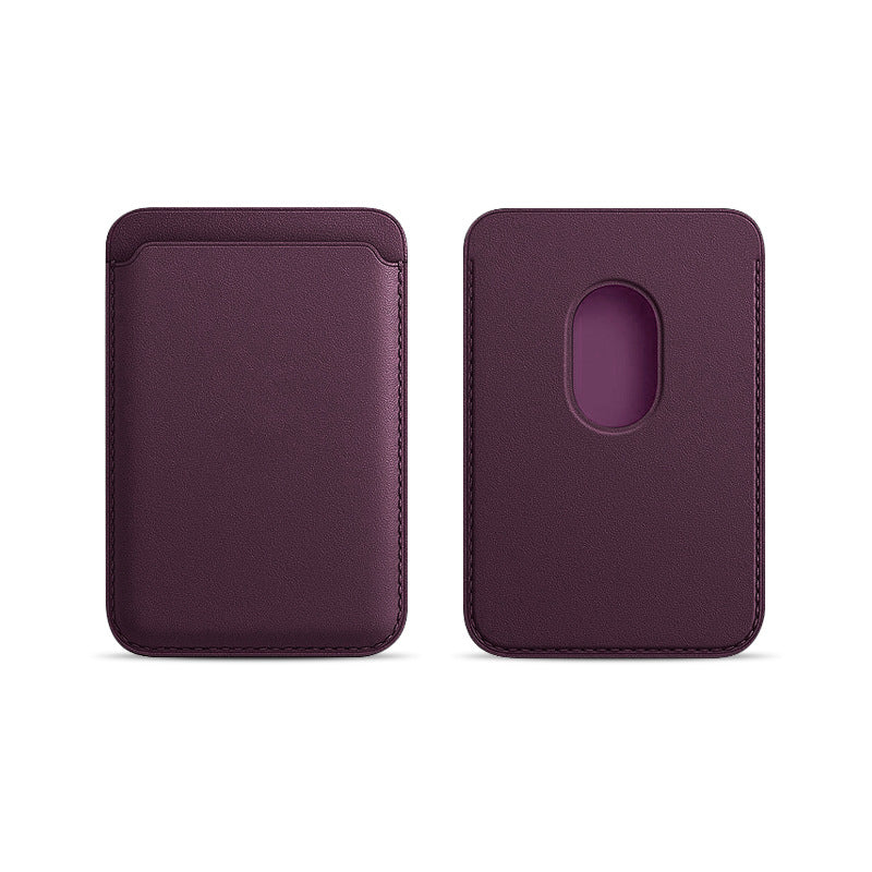 Applicable to Apple 15Magsafe magnetic card bag iPhone mobile phone card bag card holder PU magnetic suction