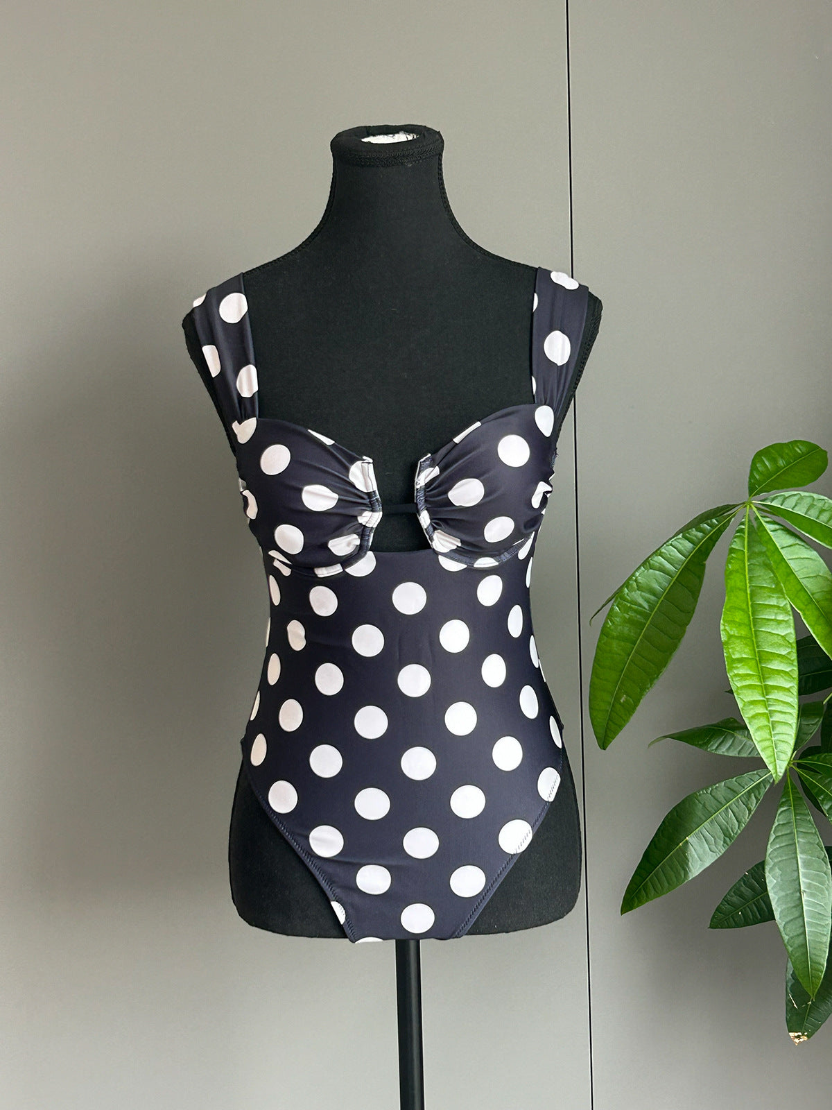 One Piece Swimsuit for Women Bikini Lady Sexy Polka Dot Swimwear Bikini Women