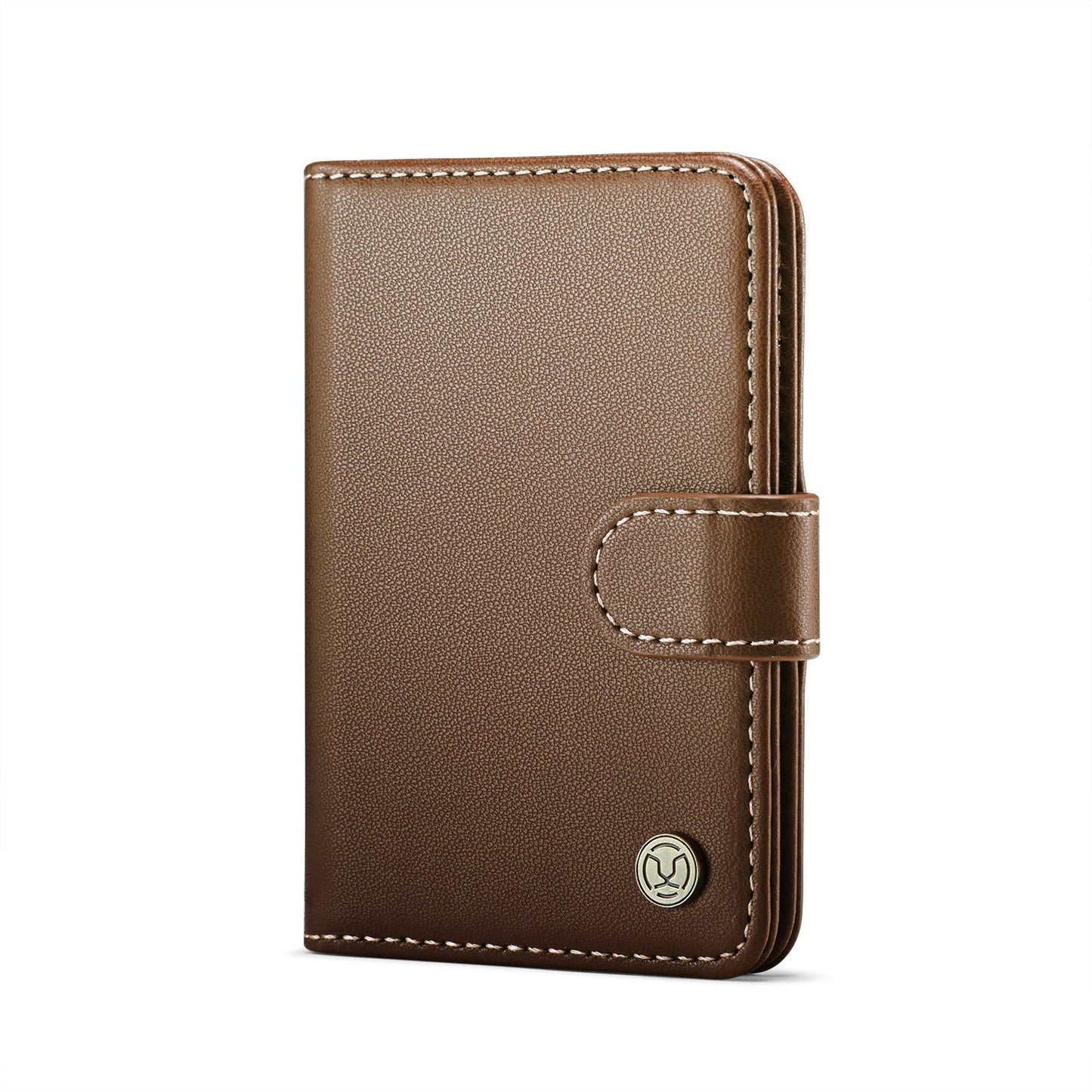 Magsafe ring magnetic card case  for iPhone17 card anti-theft brush 16/15/14/13 zipper change bag Wallet Magnetic Card Holder RFID Blocking, PU Leather Minimalist Phone Wallet Compatible with MagSafe Phones