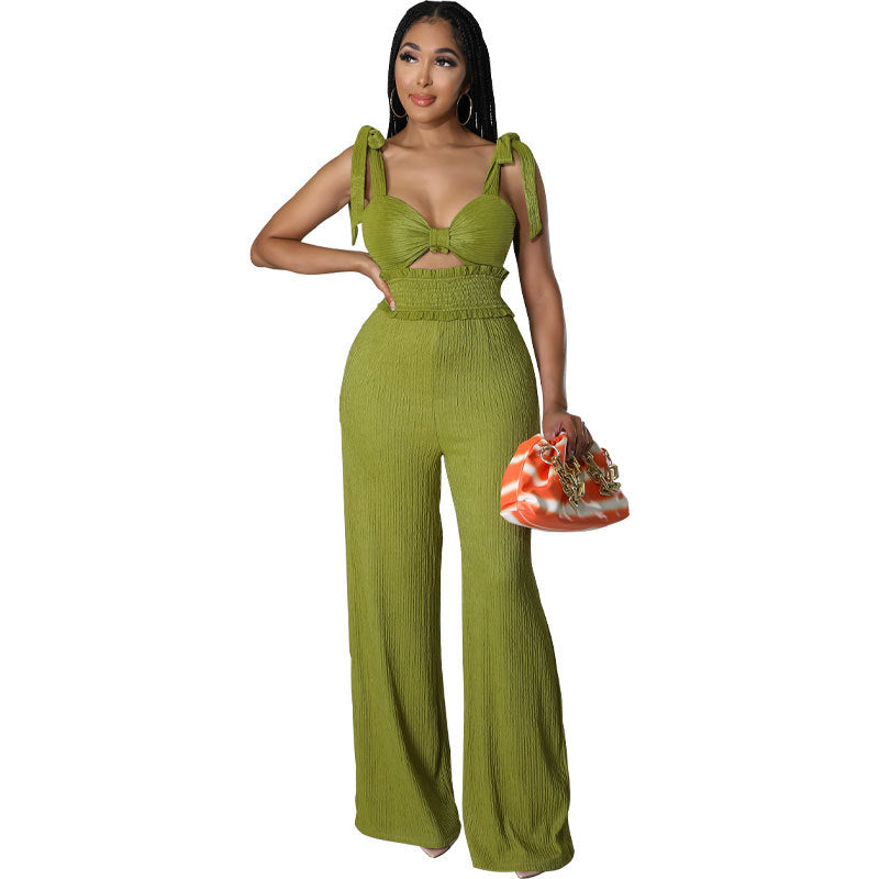 Women Clothing Jumpsuit Pants Summer Sleeveless Jumpsuit Casual