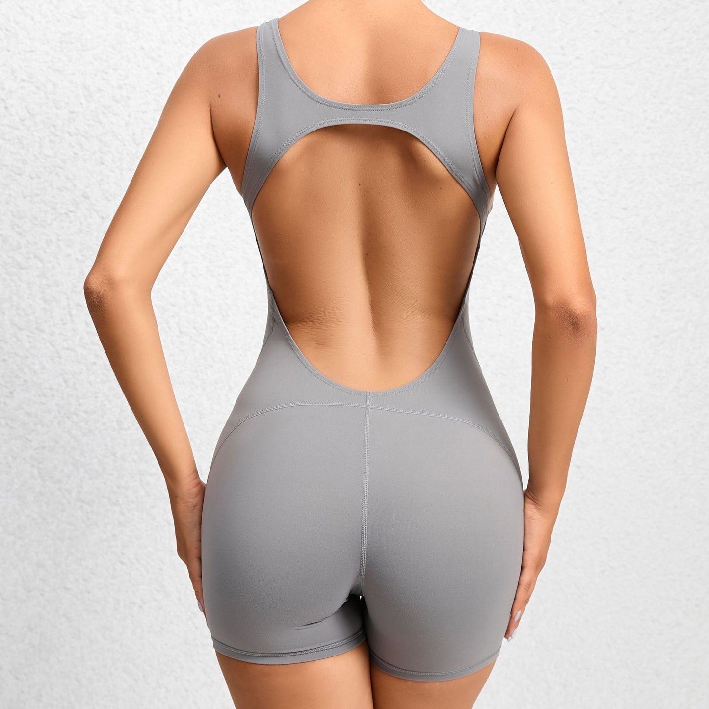 Quick Drying Nude Feel Yoga Clothes Women Training Fitness Integrated Hip Lifting Sport Yoga Jumpsuit