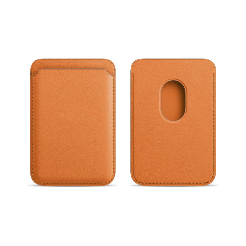 Applicable to Apple 15Magsafe magnetic card bag iPhone mobile phone card bag card holder PU magnetic suction