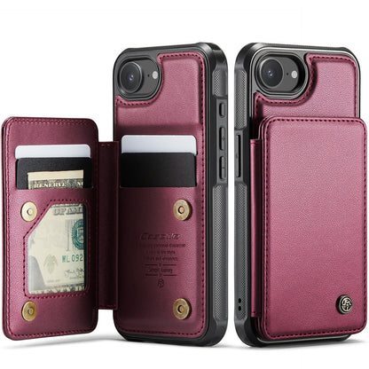 For IPhone17 Magsafe Wallet Magnetic Card Holder RFID Blocking, PU Leather Minimalist Phone Wallet Compatible with MagSafe Phones and Cases for iPhone 16/15/14/13/12/Pro/Max/Plus