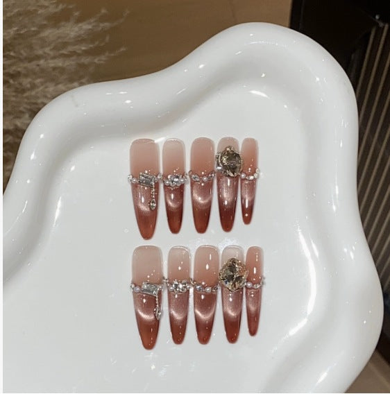 1033- Handmade press on nails fake nails removable