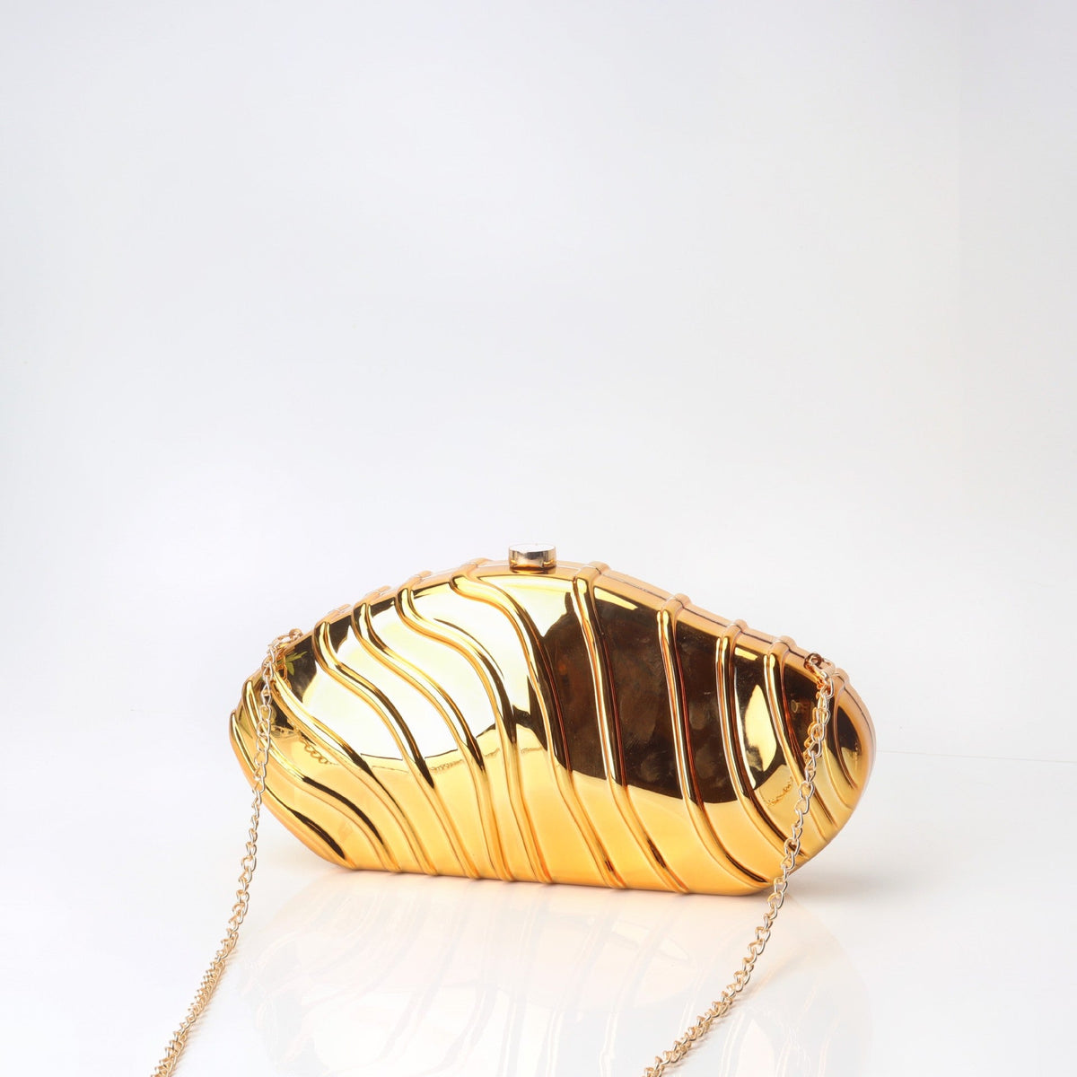 Acrylic Striped Minimalist Chain Banquet Bag, Evening Purse, Evening Bags for Women Formal